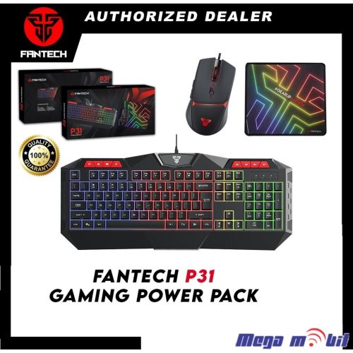 Combo SET Fantech Gaming P31 3vo1 black
