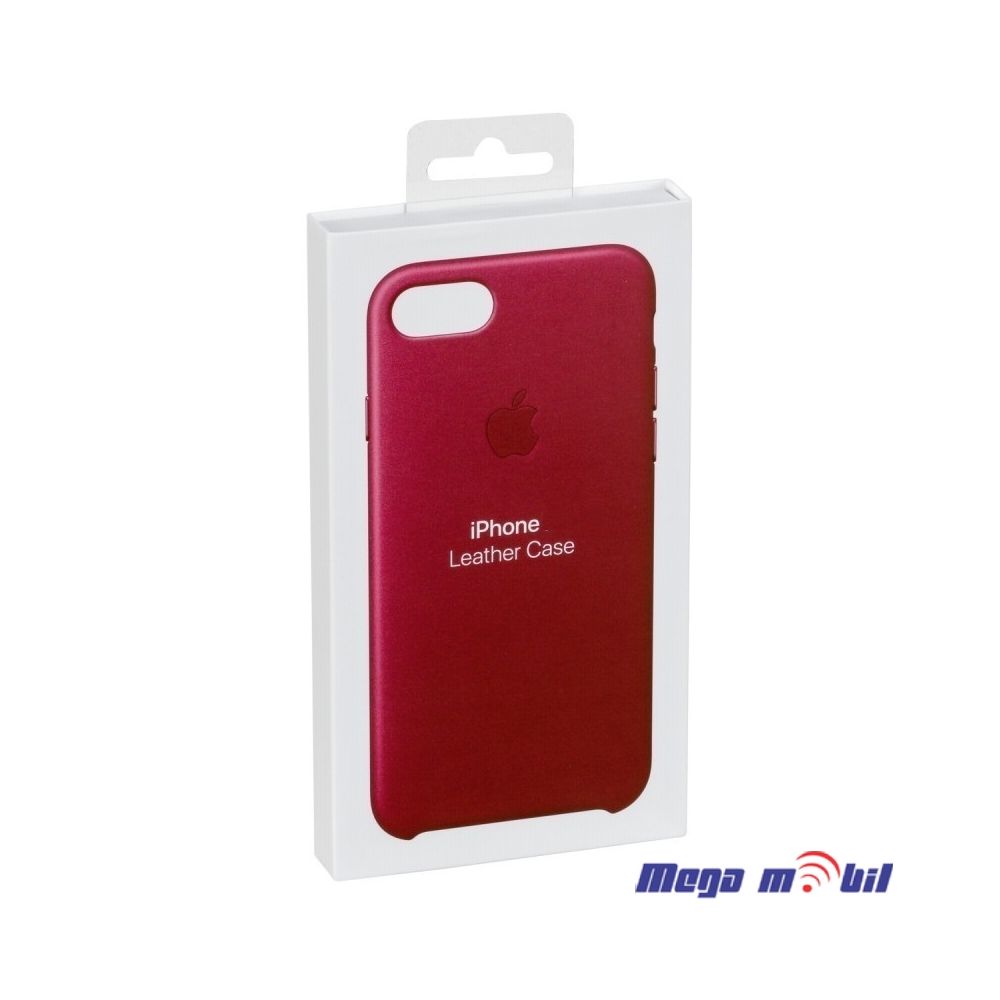 Futrola iPhone XS Max Leather Original red flip