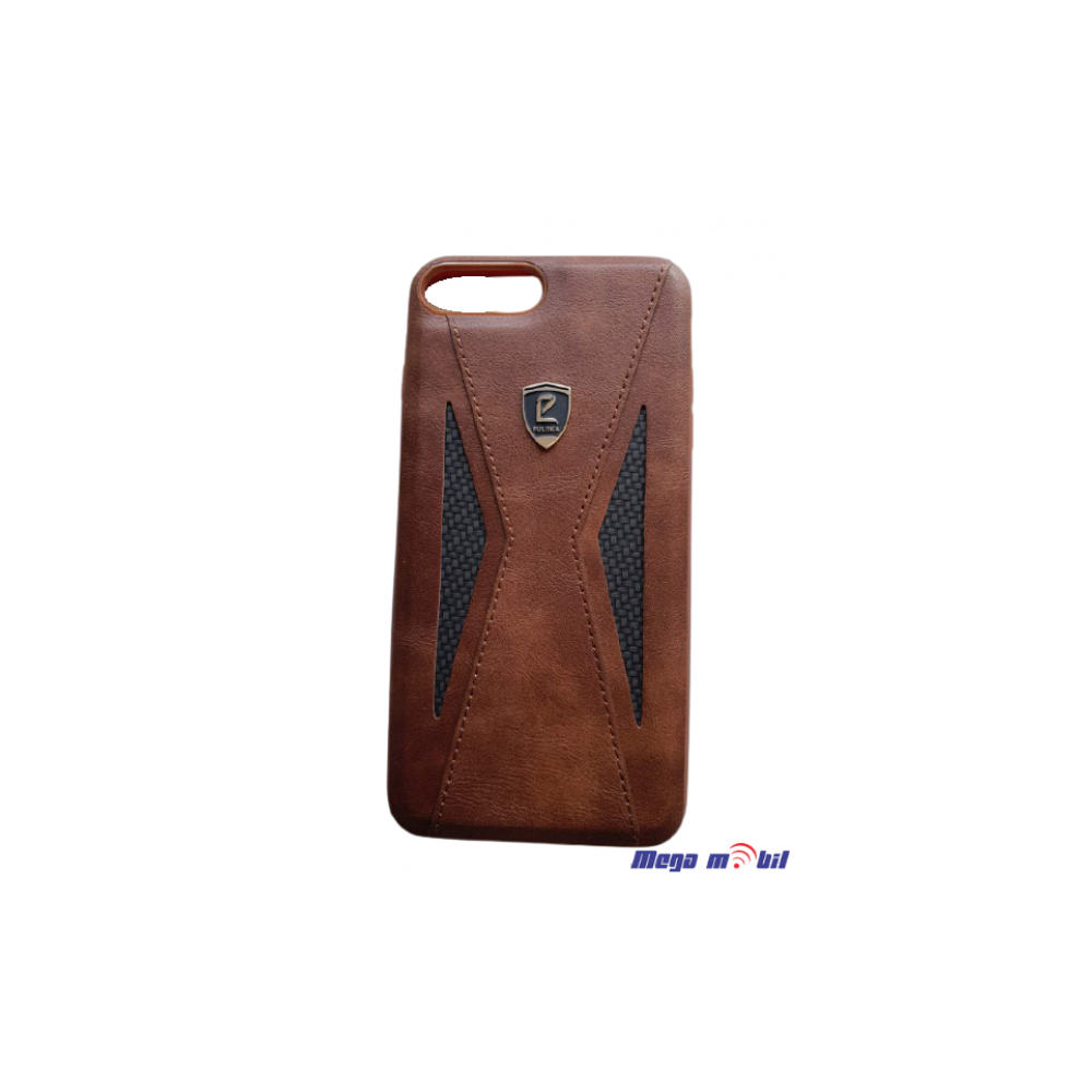 Futrola iPhone X Puloka Fabric brown tip 1