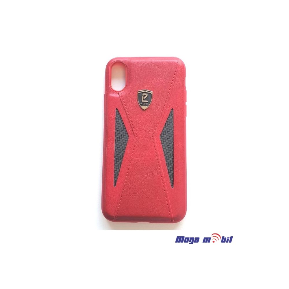 Futrola iPhone X Puloka Fabric red tip 1