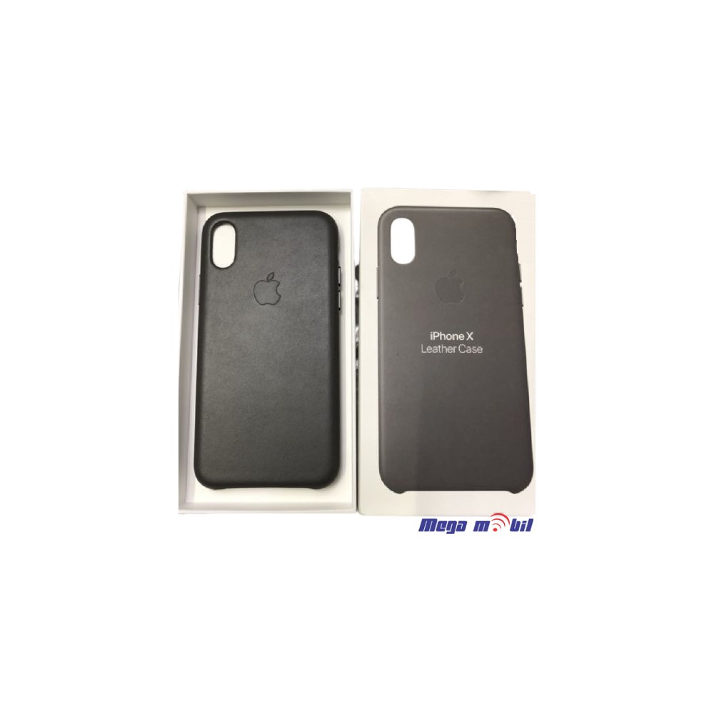 Futrola iPhone X/ iPhone XS Leather Original black flip