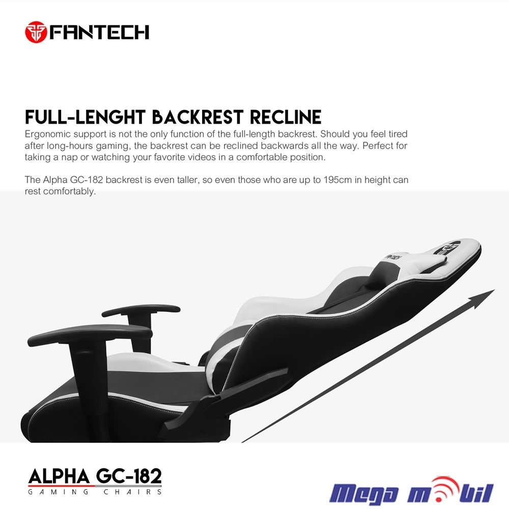 Gaming chair Fantech GC182 Alpha red.