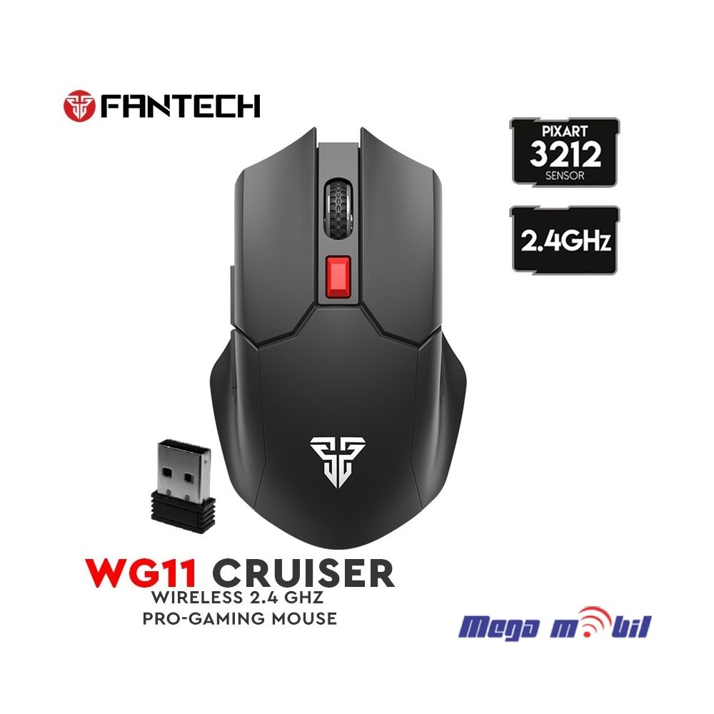 Gluvce Fantech Gaming Wireless WG11 Cruiser black.