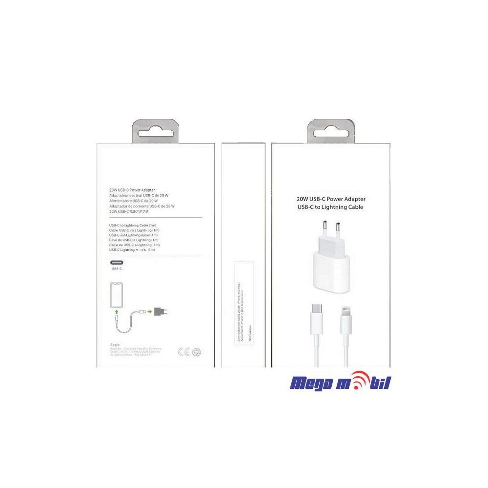 Polnac 220V iPhone PD 20W so kabel