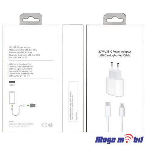Polnac 220V iPhone PD 20W so kabel
