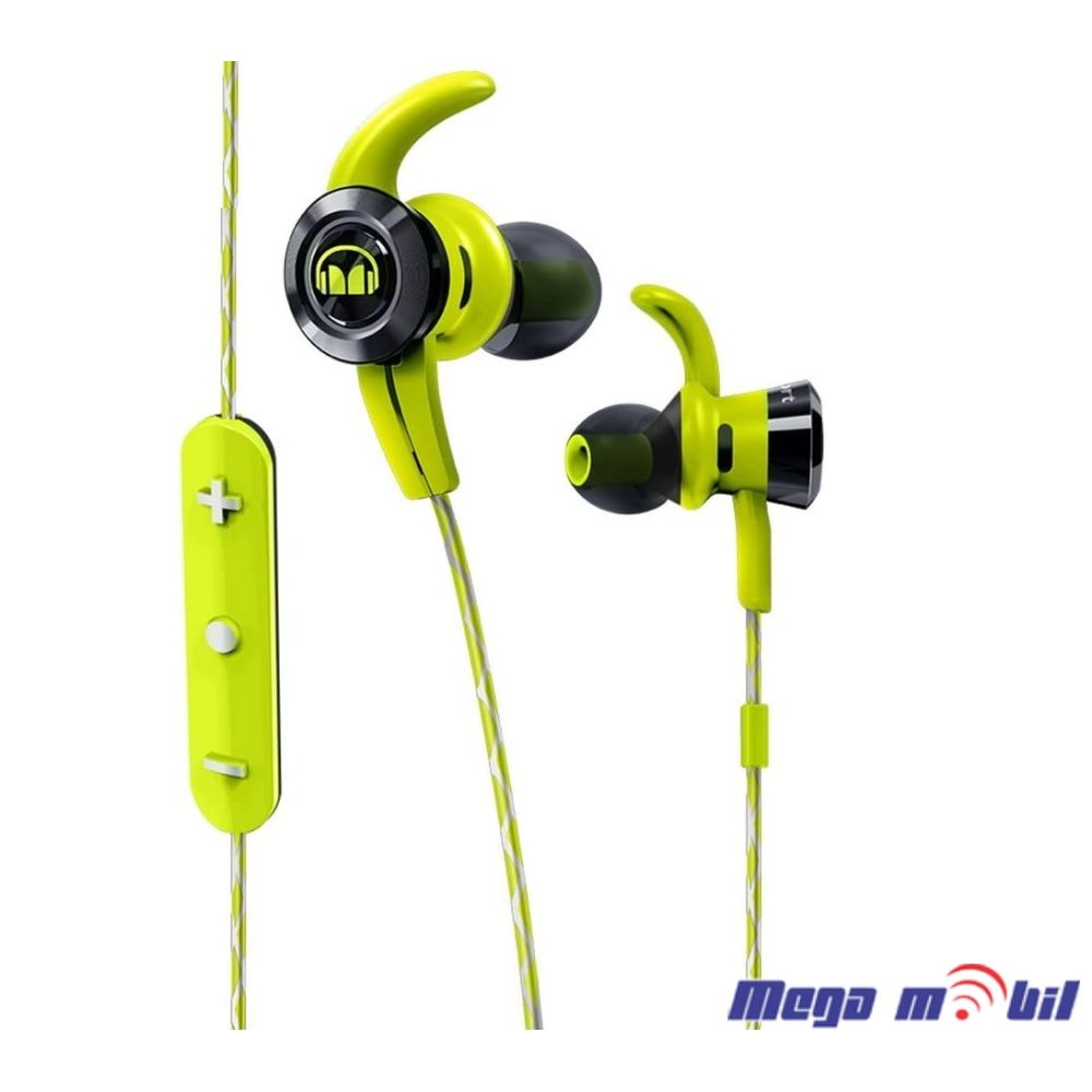Slusalki Bluetooth MONSTER iSport victory green