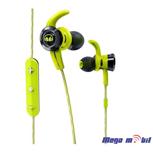 Slusalki Bluetooth MONSTER iSport victory green