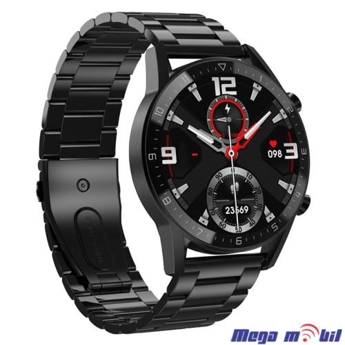Smart Watch DT92 Black Metal