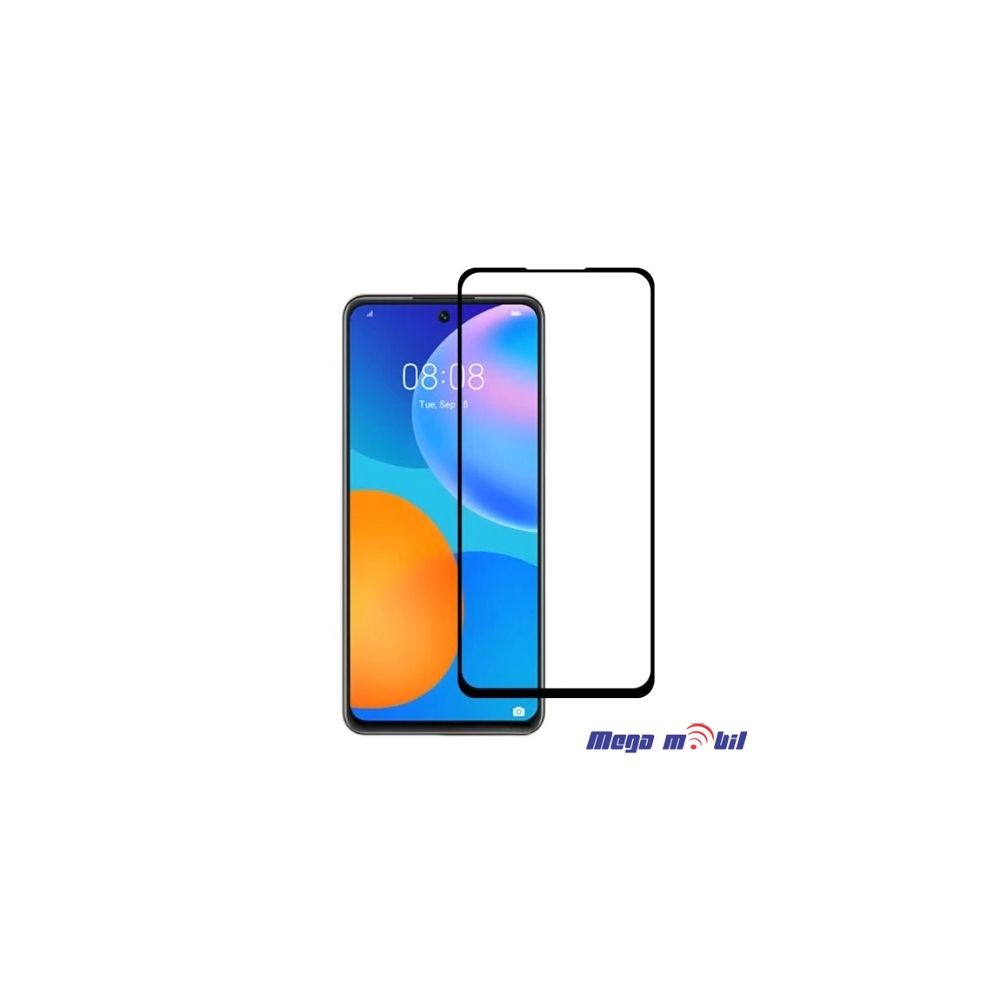 Tempered glass za Huawei P Smart 2021 5D. black.