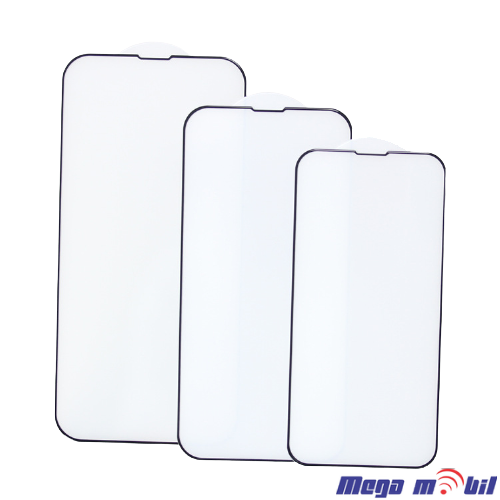 Tempered glass za iPhone 13 Pro Max/ 14 Plus 5D. black
