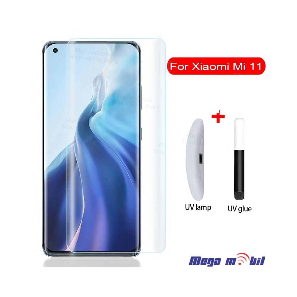 Tempered glass za Xiaomi Mi 11 UV GLUE 0.2mm Korea glass.