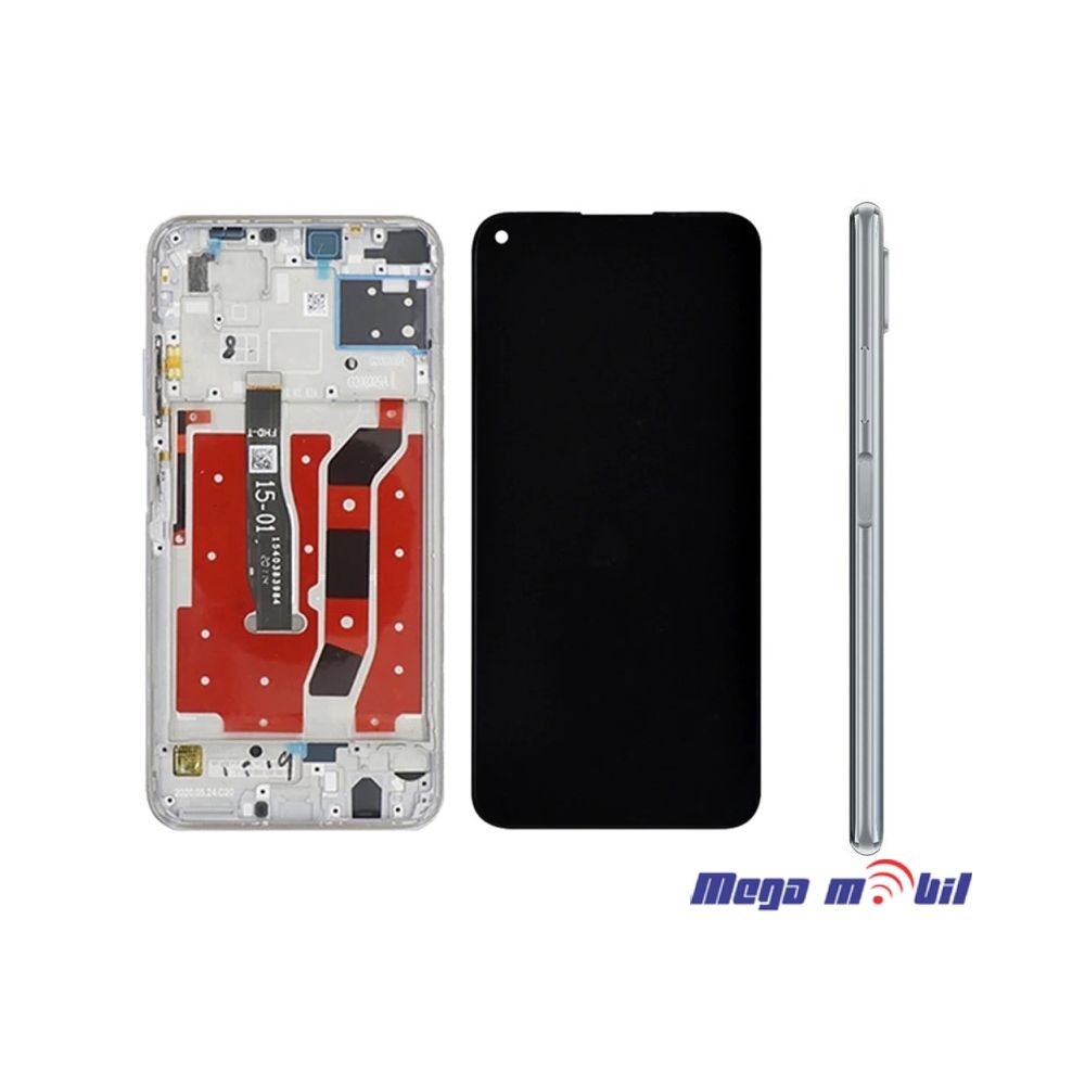 Ekran Huawei P40 lite SO RAMKA white 