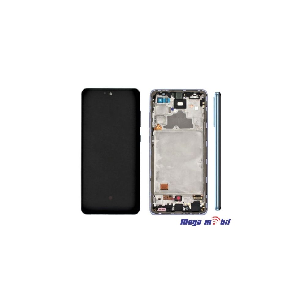 Ekran Samsung A725F/ A72 4G SO RAMKA Blue full org