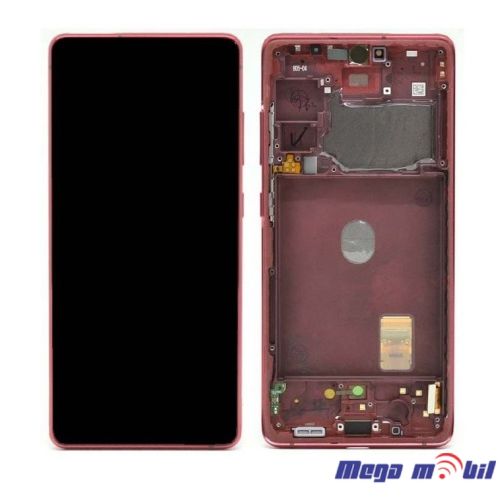 Ekran Samsung G780 S20 FE SO RAMKA Red full org