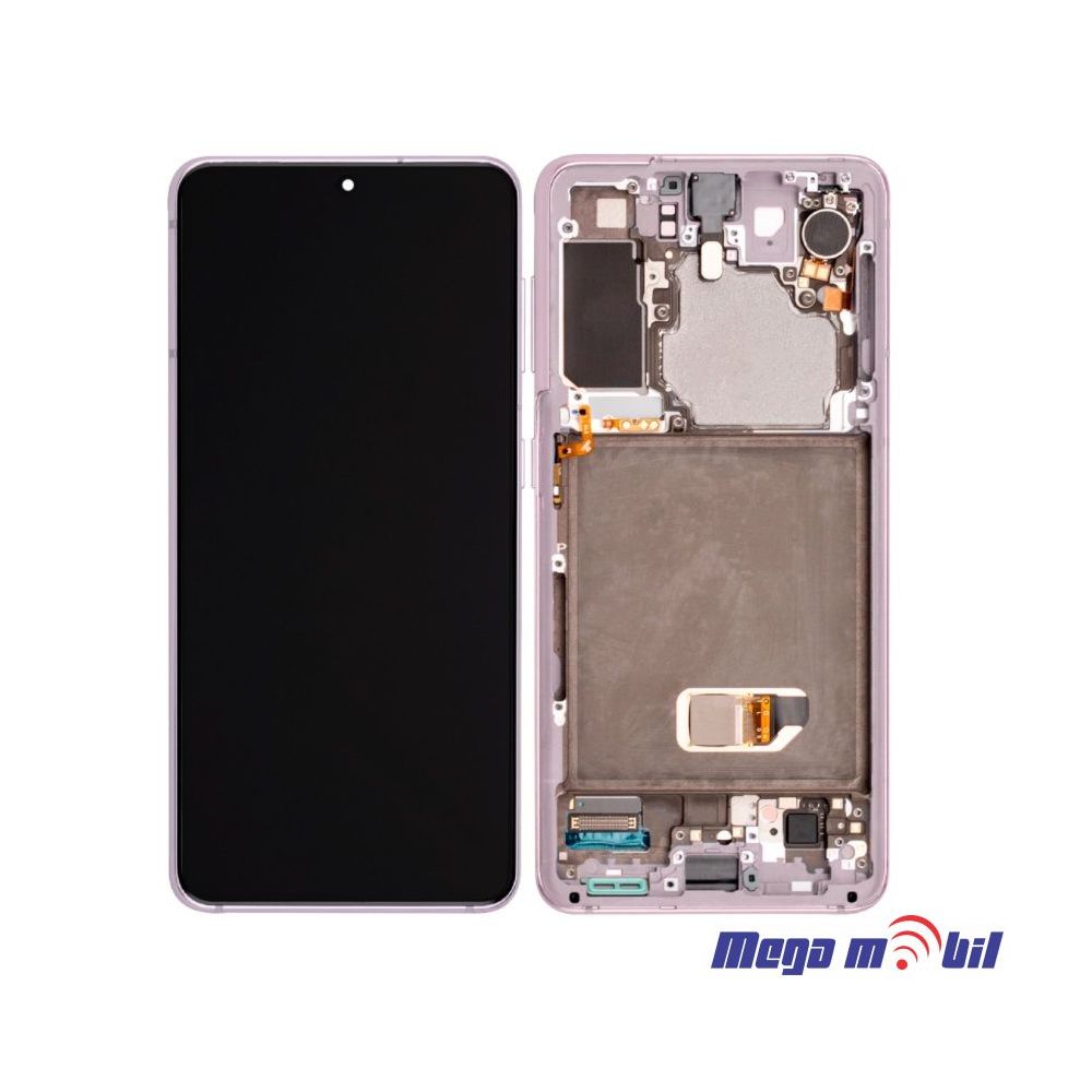 Ekran Samsung G991B S21 SO RAMKA Violet full org