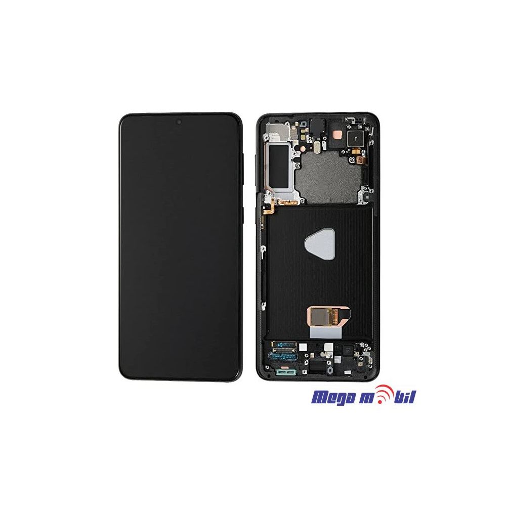 Ekran Samsung G996B S21 plus SO RAMKA Black full org