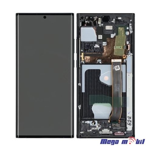 Ekran Samsung N985F Note 20 ultra SO RAMKA Black full org