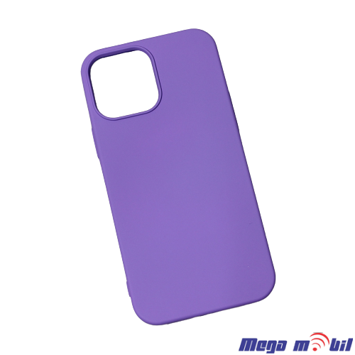 Futrola iPhone 13 Silicon Color purple.