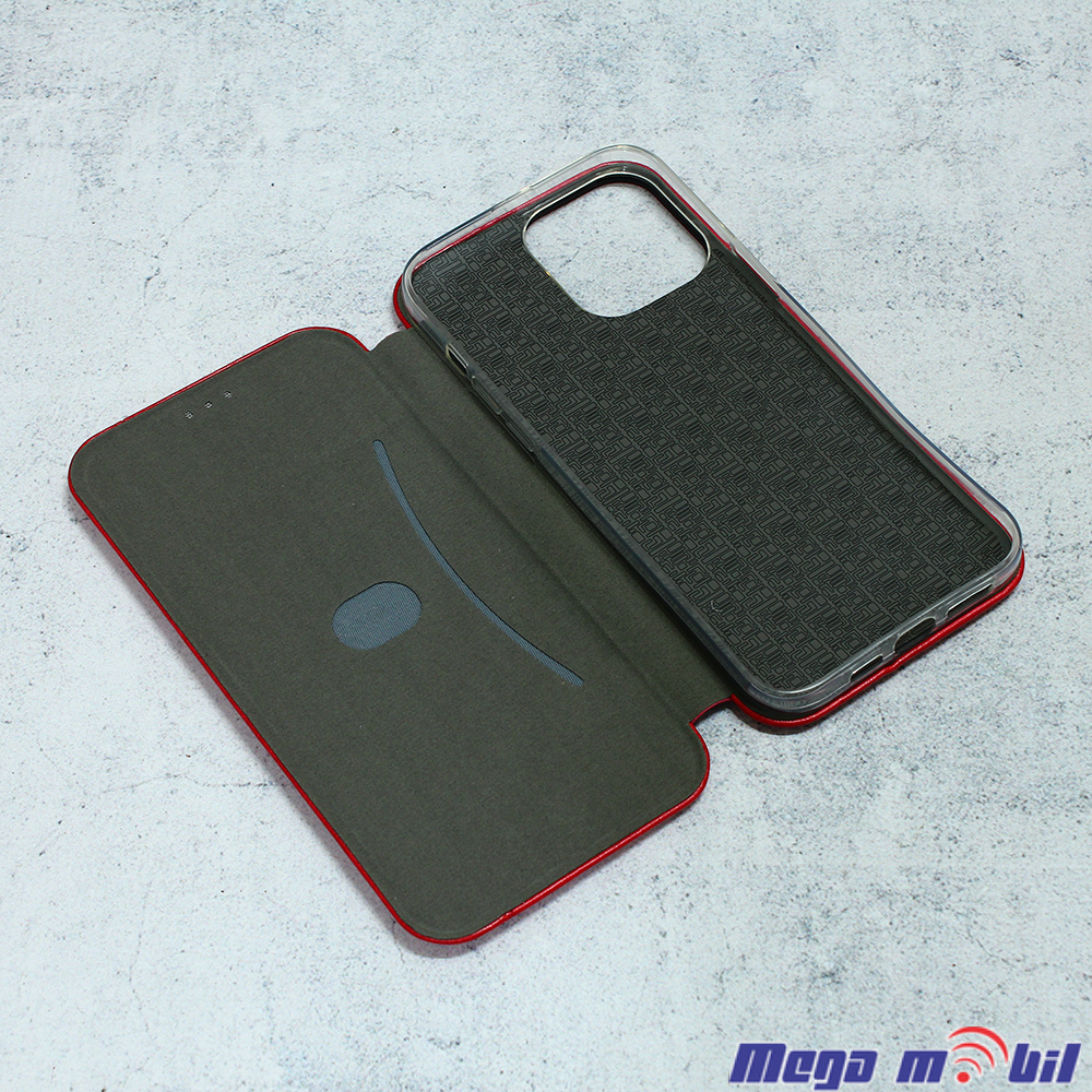 Futrola iPhone 13 Teracell Leather red.