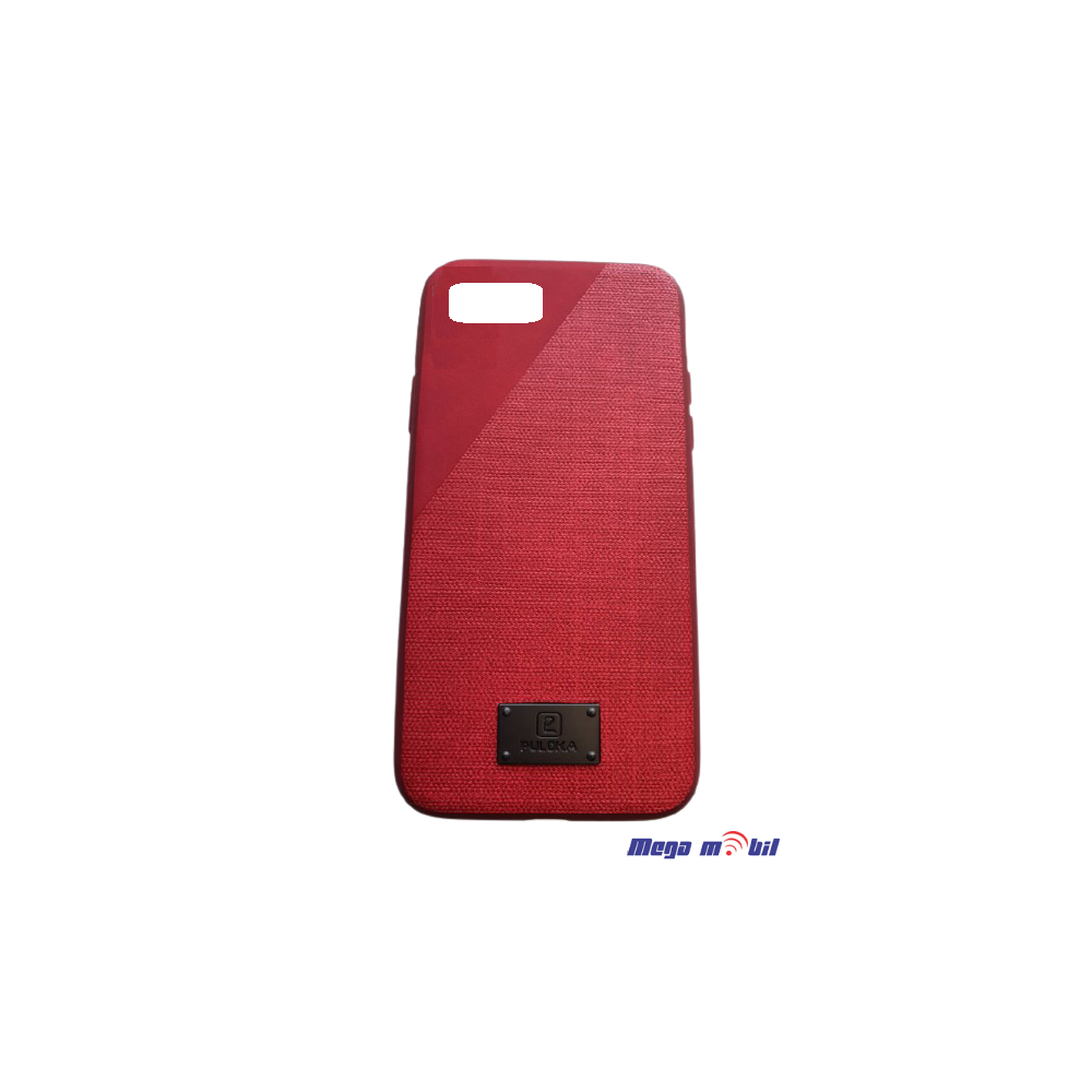 Futrola iPhone 7 plus Puloka Fabric red