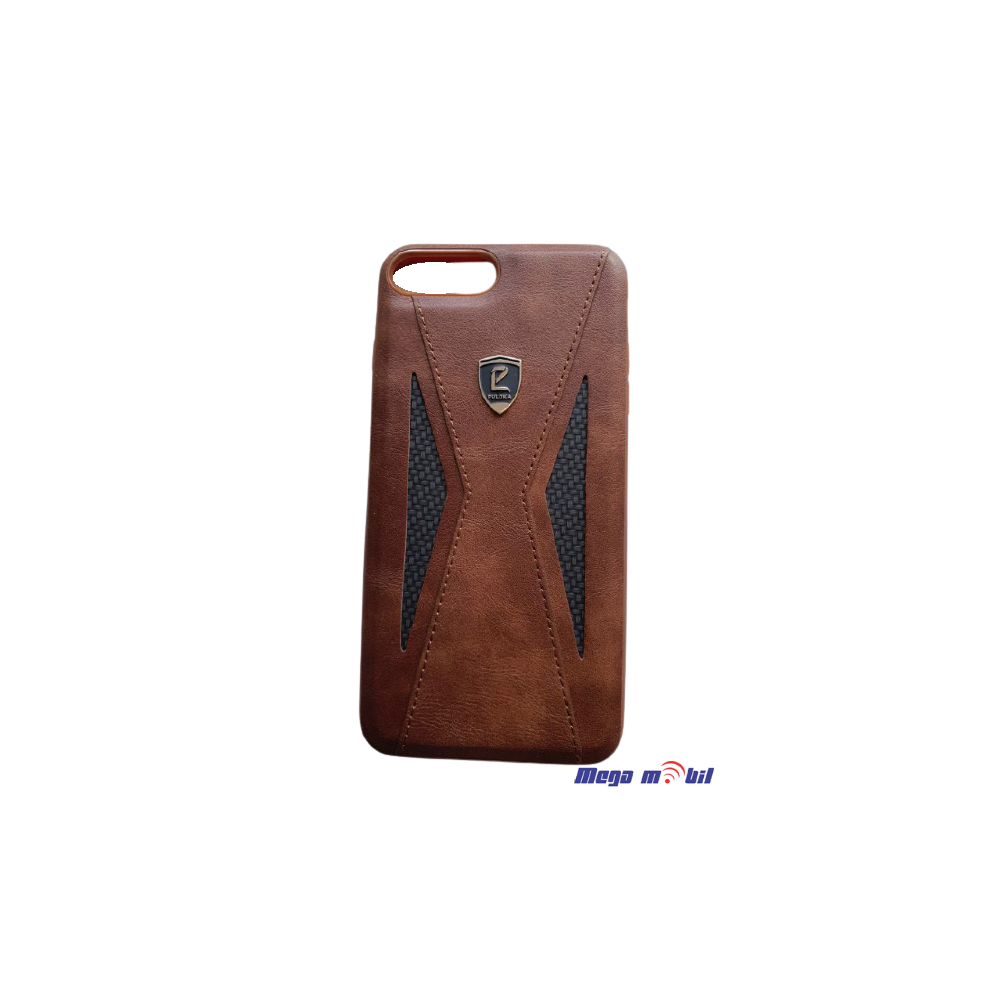 Futrola iPhone 8 plus Puloka Fabric brown tip 1