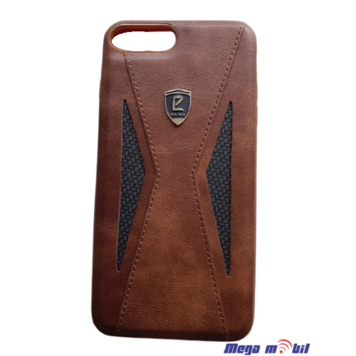 Futrola iPhone 8 plus Puloka Fabric brown tip 1