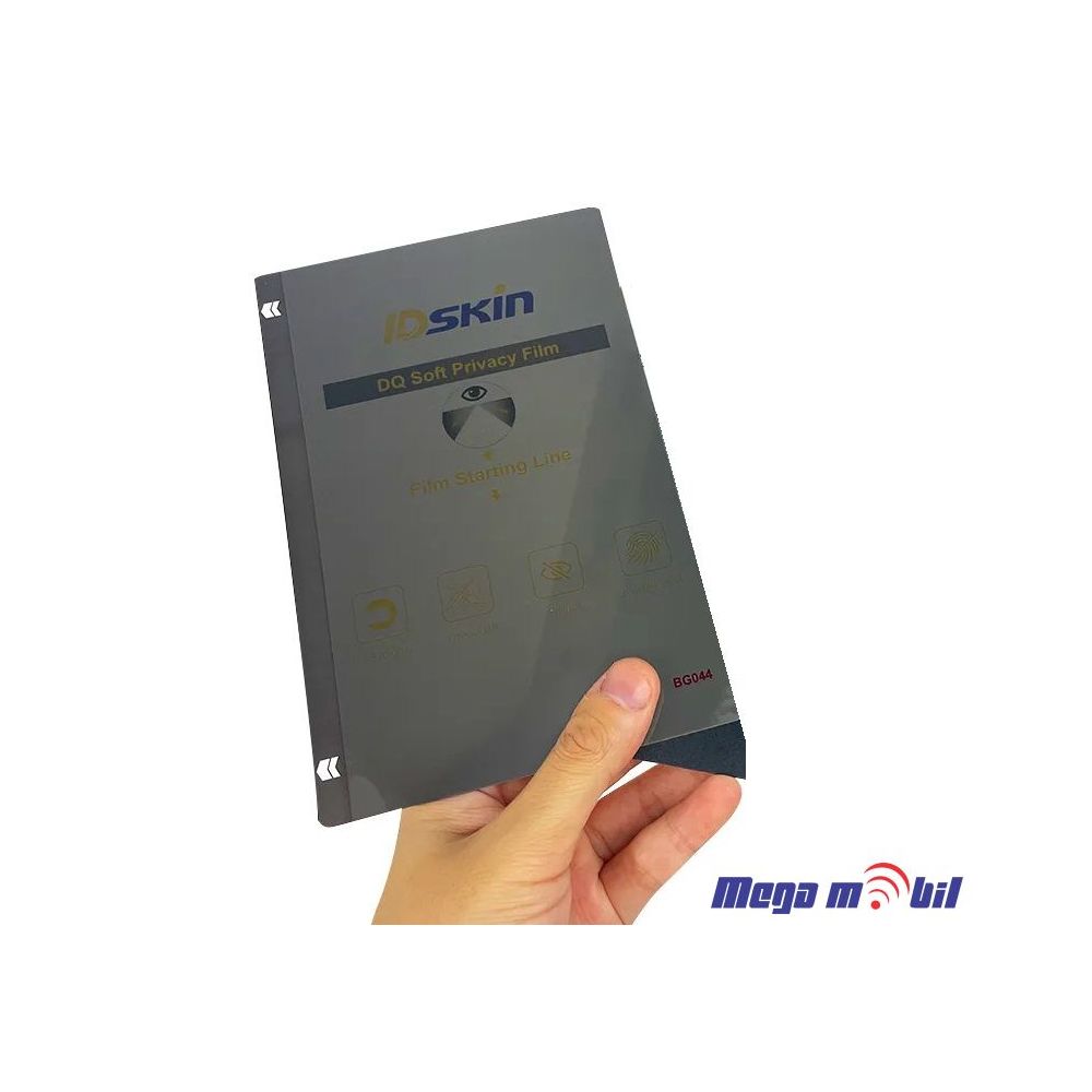Hidrogel screen protector IDskin Privacy 18 x 12 cm 10kom