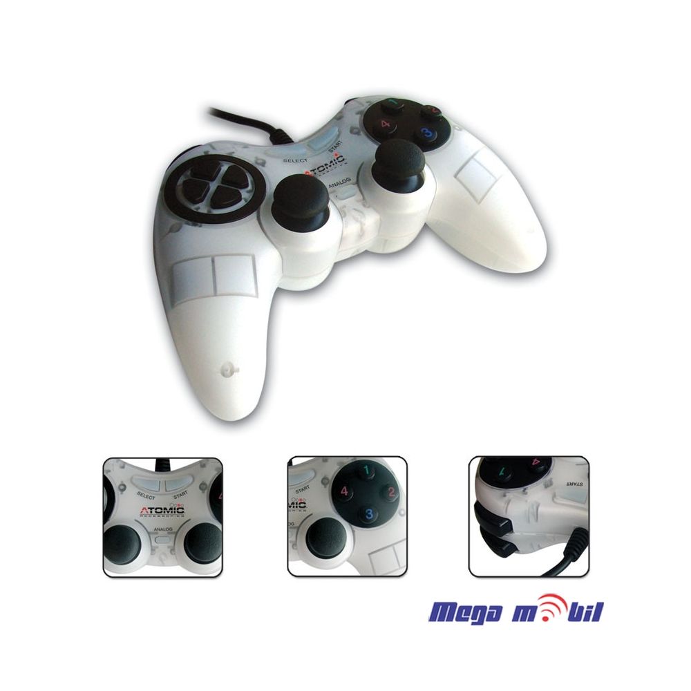 Joystick za PC 900 so vibracija White