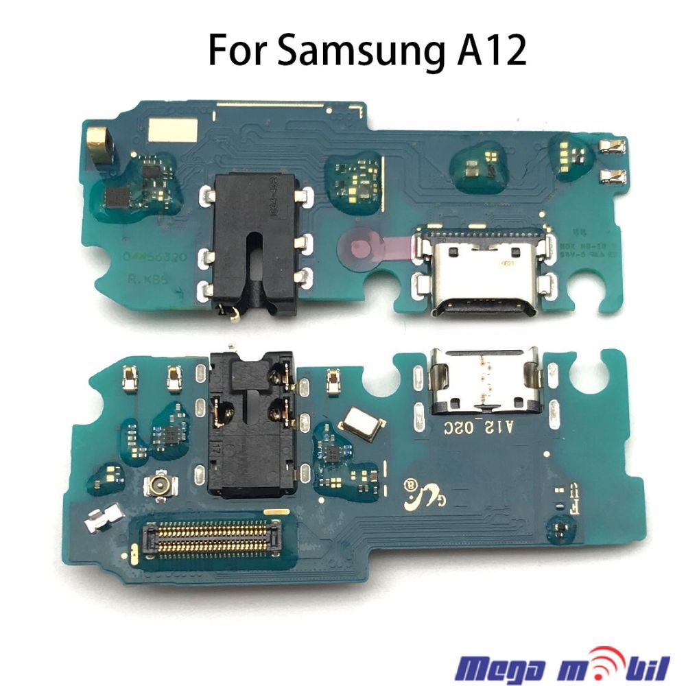 Konektor za polnenje Samsung A125F/ A127F/ A12 komplet plocka 
