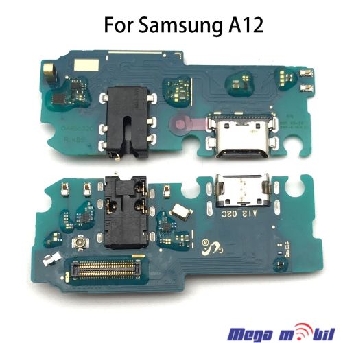 Konektor za polnenje Samsung A125F/ A127F/ A12 komplet plocka 