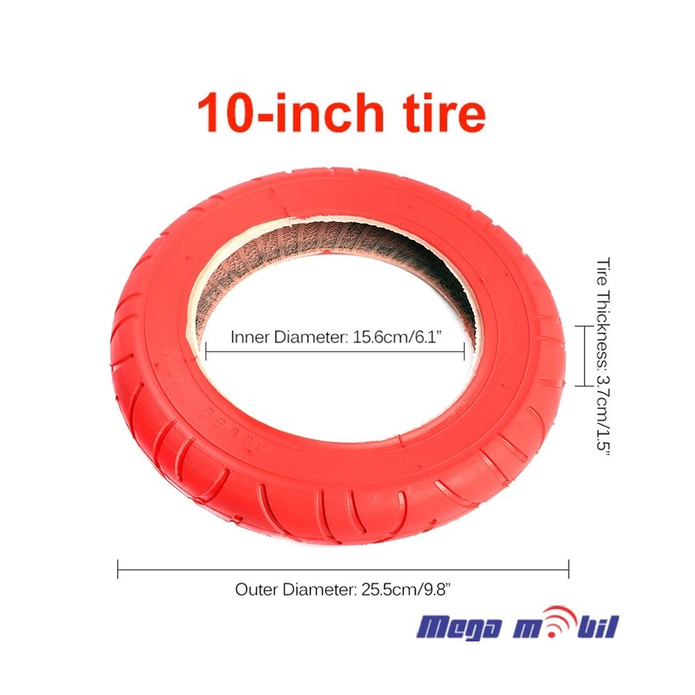 Nadvoresna guma 10x2 za trotinet red.