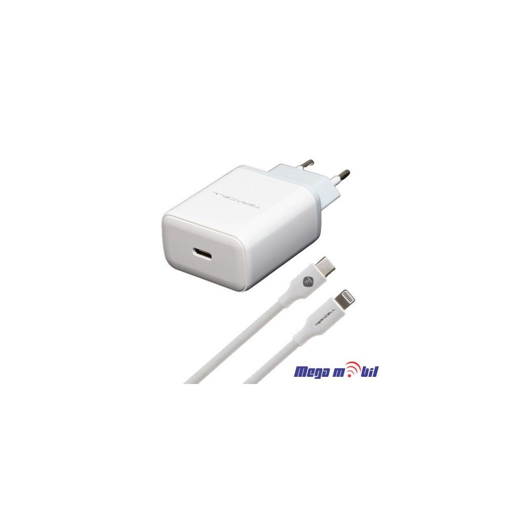 Polnac 220V iPhone Teracell Evolution TC-07 PD 3A white 20W