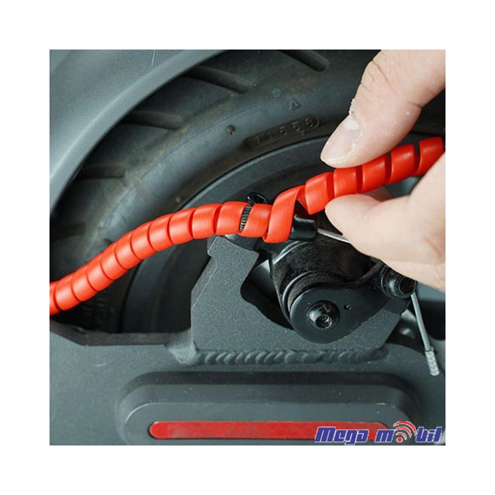Spiralna stega za kabli 1m RED