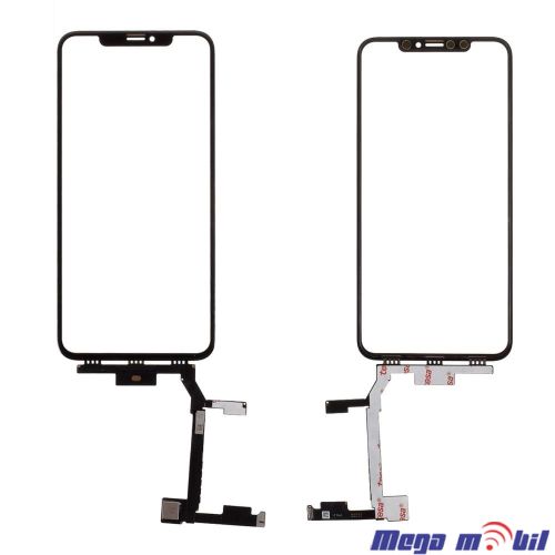Staklo iPhone XS Max komplet so touchscreen LONG FLEX 