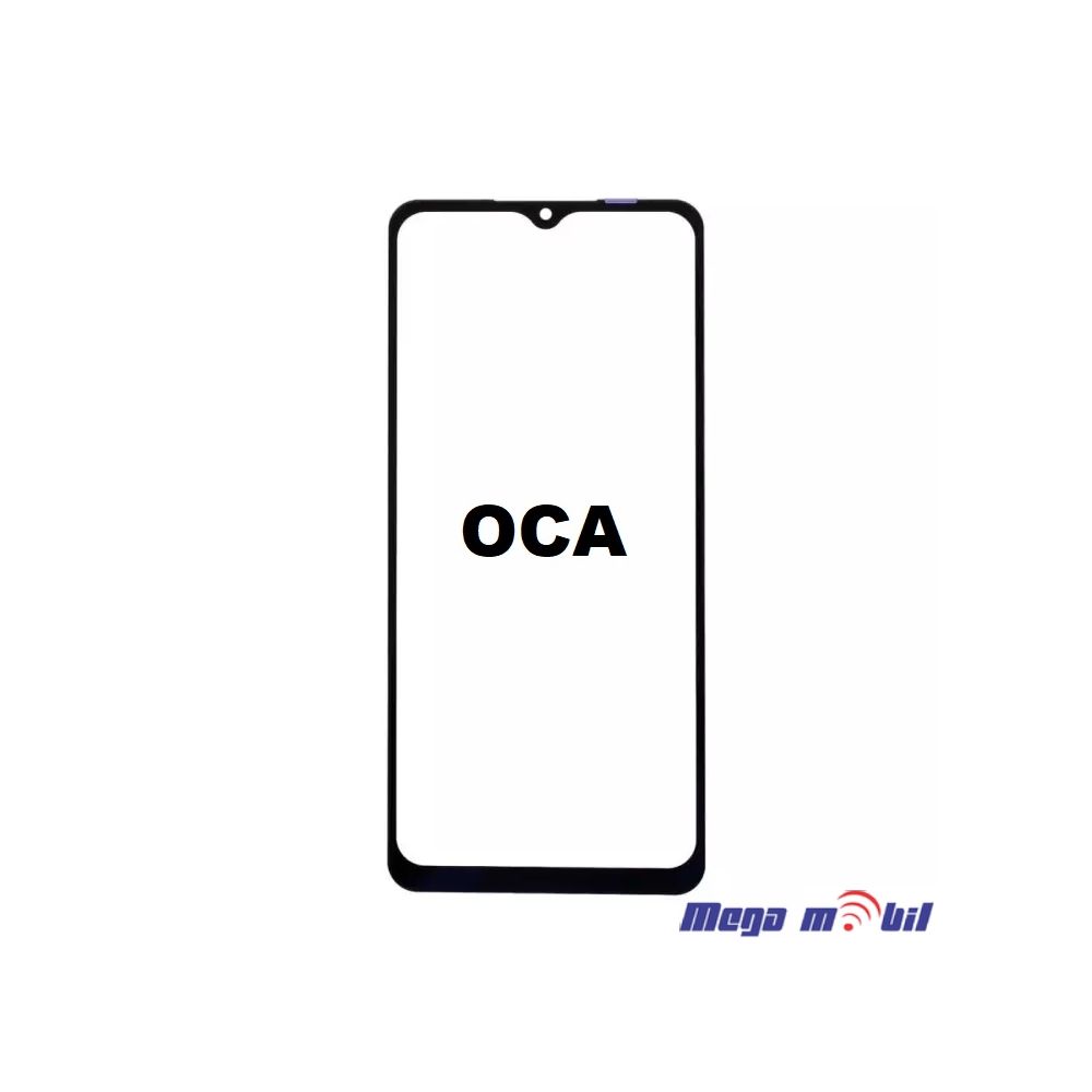 Staklo Samsung A02s/ A025F so OCA Black (small size) black