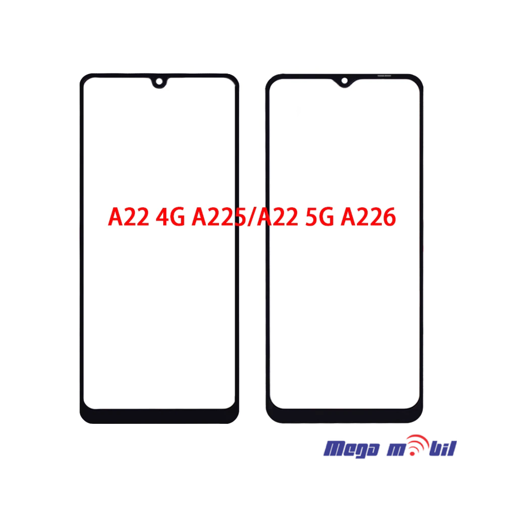 Staklo Samsung A22 4G / A225F so OCA black