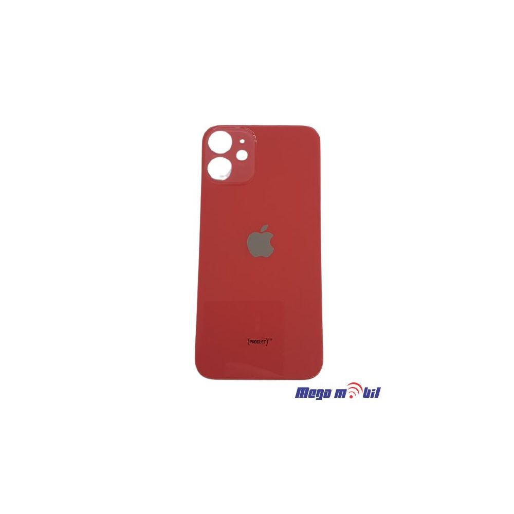 Zadno staklo iPhone 13 mini Red Big Camera Hole