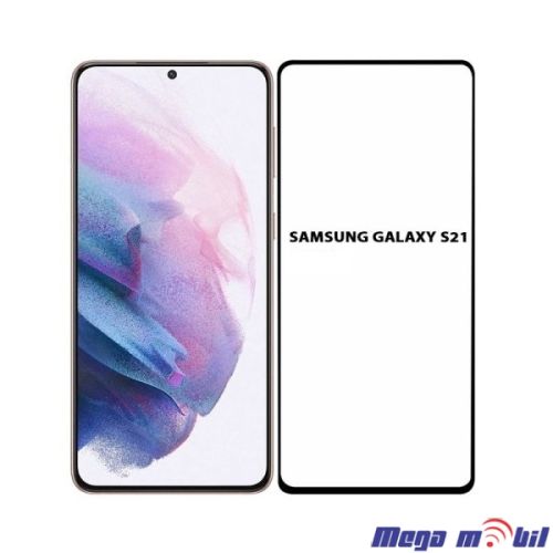 Tempered glass za Samsung S21/ G991 5D. black