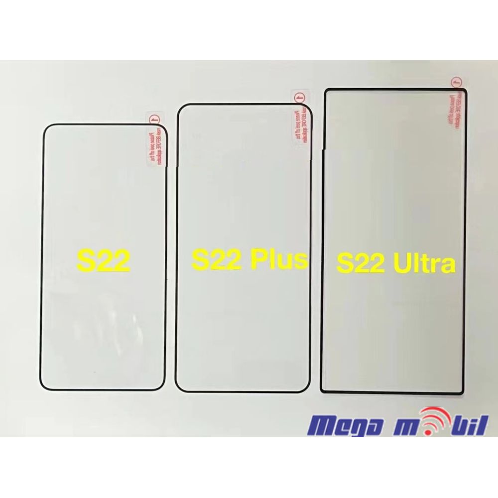 Tempered glass za Samsung S22 Ultra FULL GLUE 0.15mm black