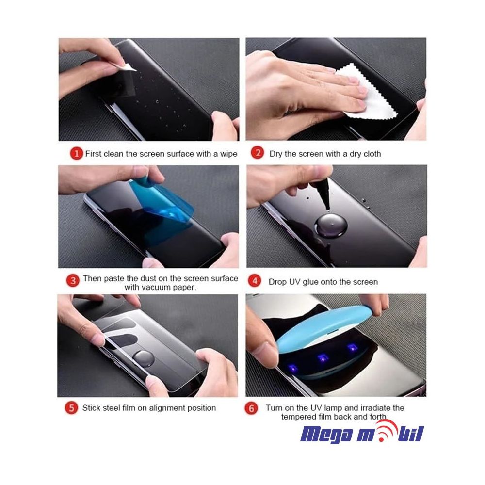 Tempered glass za Samsung S22 Ultra UV GLUE 0.12mm Japan glass