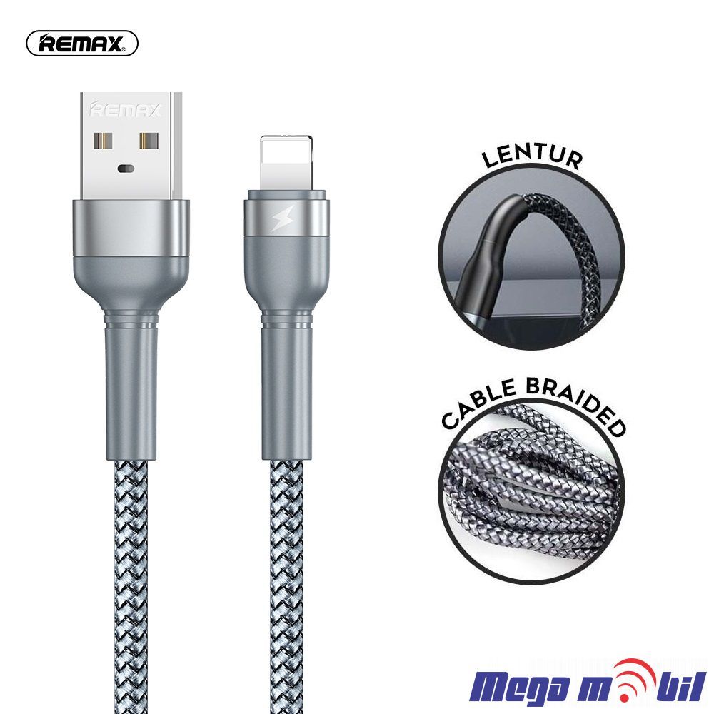 Data Kabel iPhone REMAX Jany RC-124i silver