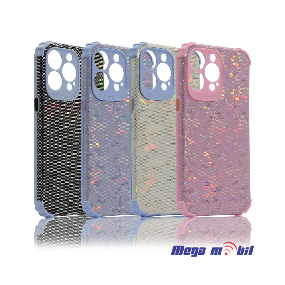 Futrola iPhone 13 6D Crystal rose.