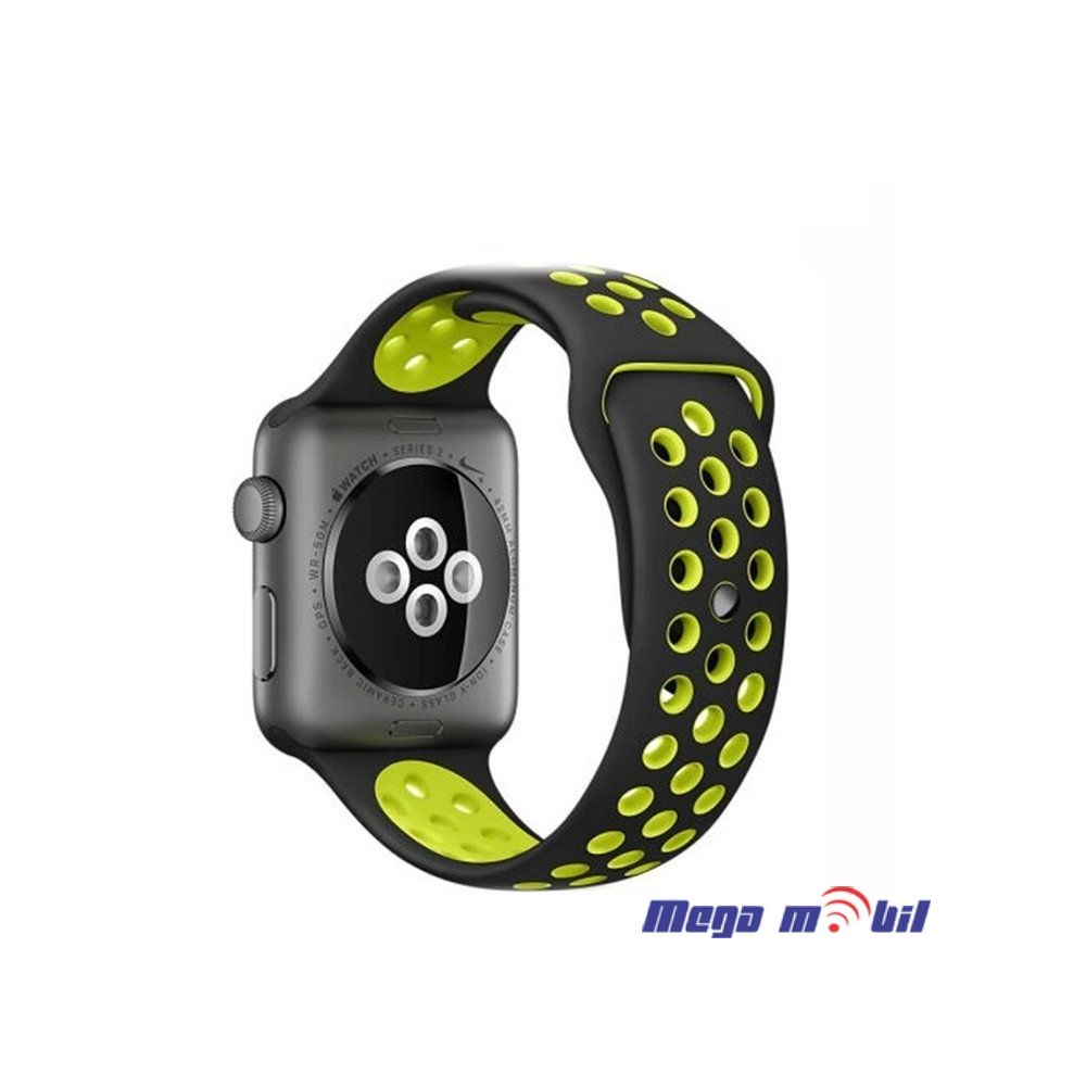 Remce za Smart Watch Apple Nike 42/44mm black/green