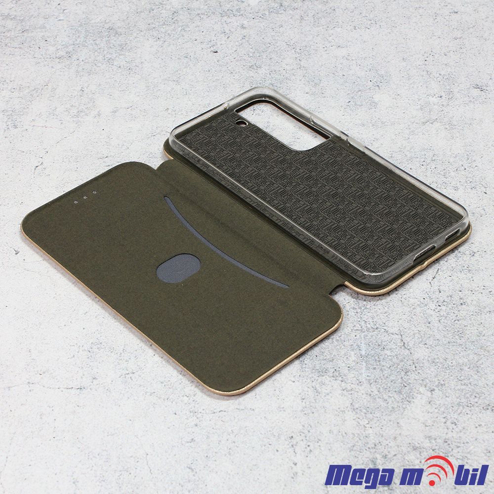 Futrola Samsung S22 Teracell Flip Cover gold.