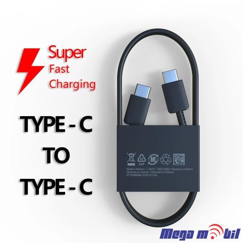Data Kabel Samsung S21 Type C PD ORI Black