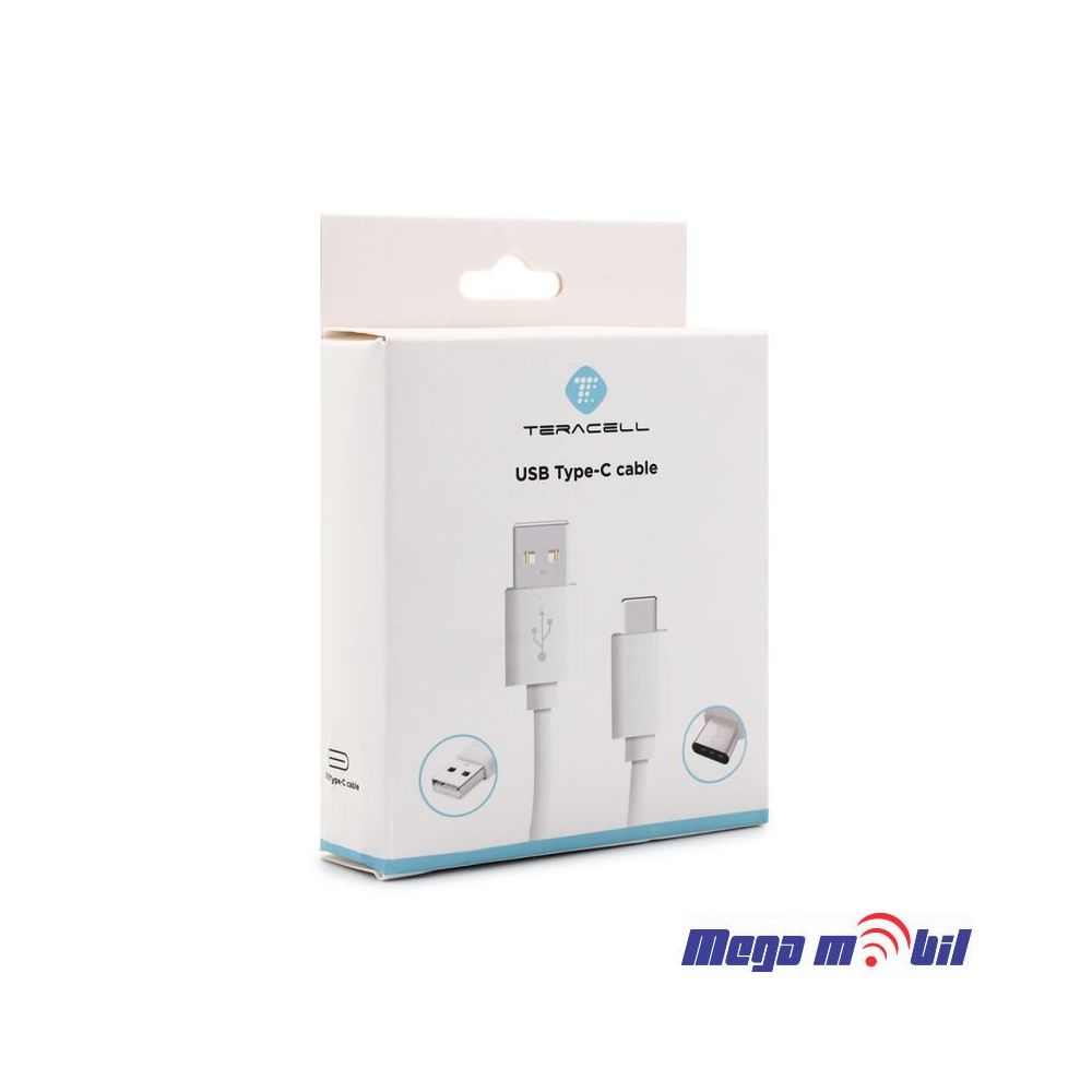 Data Kabel Type C Teracell Plus 2.1A 2m FAST Black