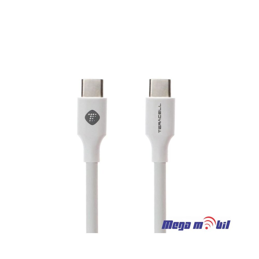 Data Kabel Type C PD Teracell Plus 3A 1m FAST white