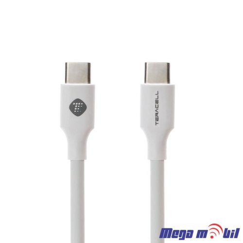 Data Kabel Type C PD Teracell Plus 3A 1m FAST white