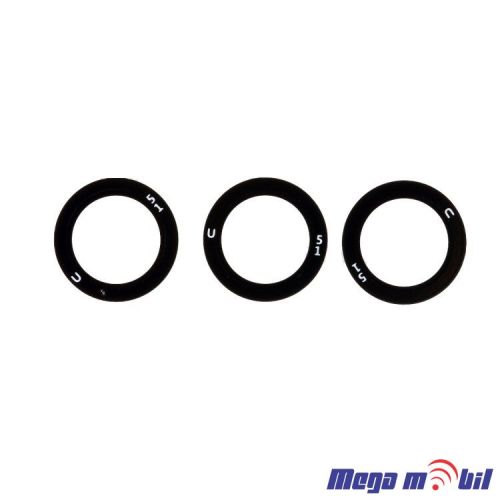 Staklo Samsung G990/ S21 FE 5G za kamera black