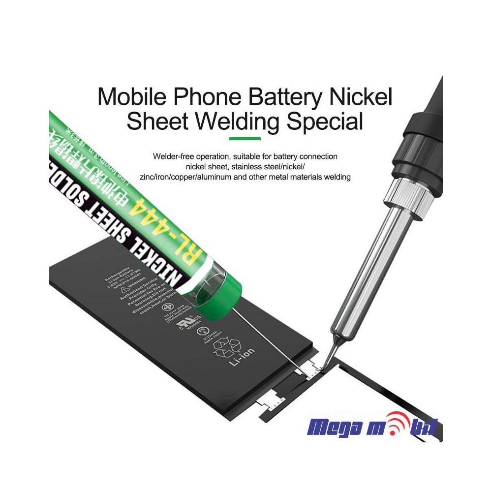 Nickel zica RL-444 za lemenje baterii